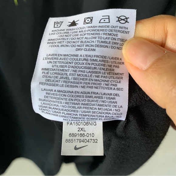 RARE Nike Kobe Dri-fit Bryant Caution Black Mamba Snake Tropical Men T-shirt XXL - Picture 3 of 7